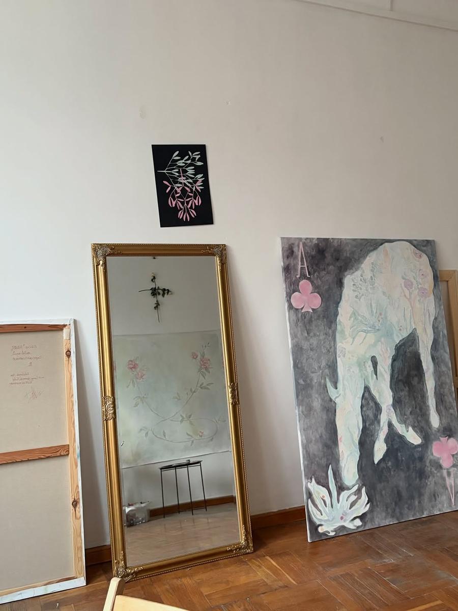 The black horse by Dora Lybak, 2024