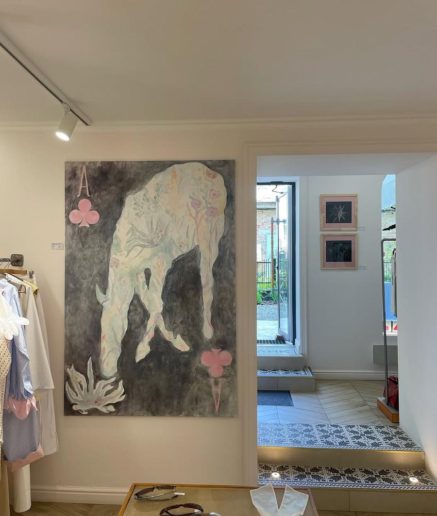 The black horse by Dora Lybak, 2024
