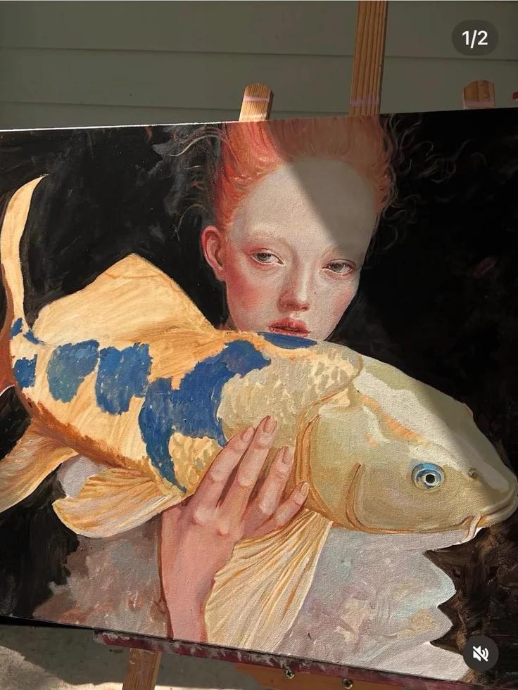 Dream in her Arms by Anastasia Gladkova, 2025