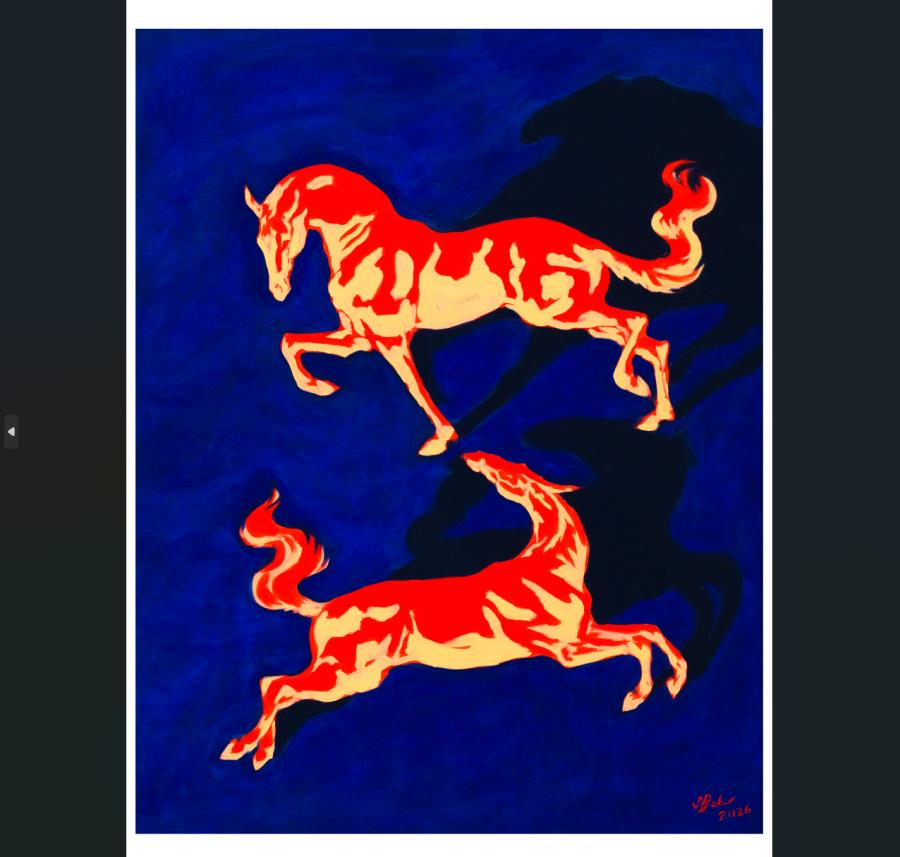 Fire Horses by Sylvie Baker
