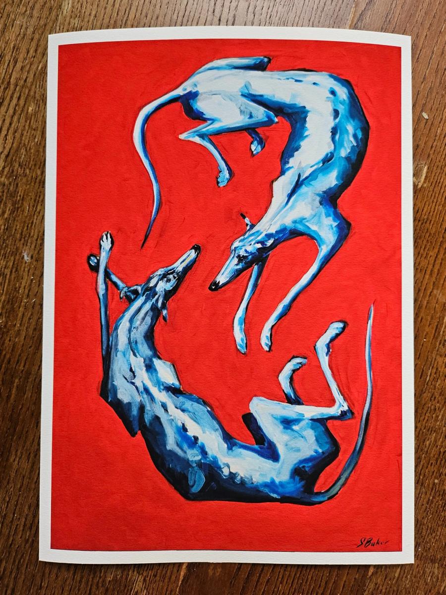 'Two Hounds' by Sylvie Baker