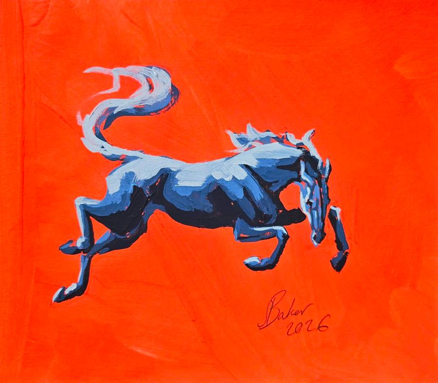 'Leaping Horse' by Sylvie Baker