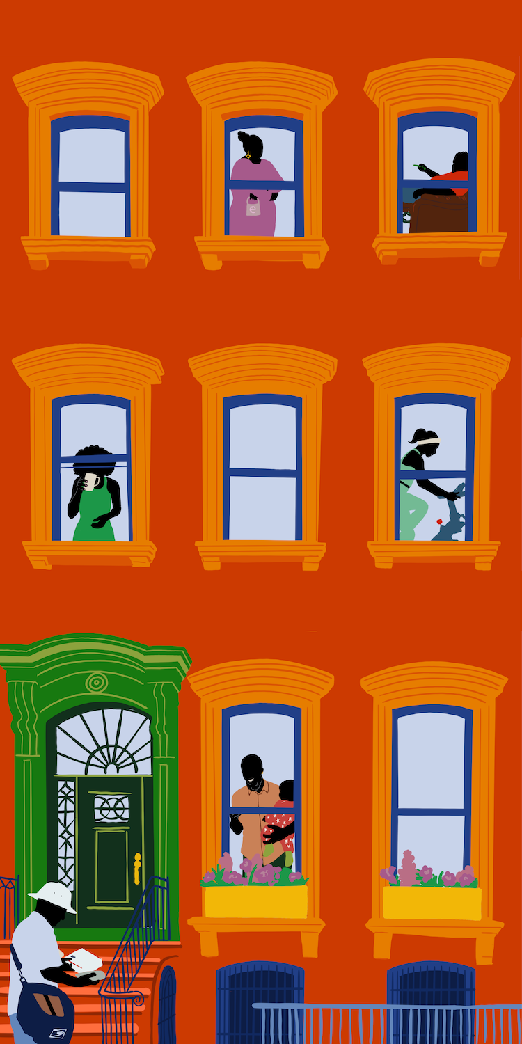 The Brownstone on Main Street by Uzo Njoku