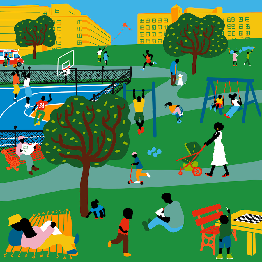 Marcus Garvey Park by Uzo Njoku