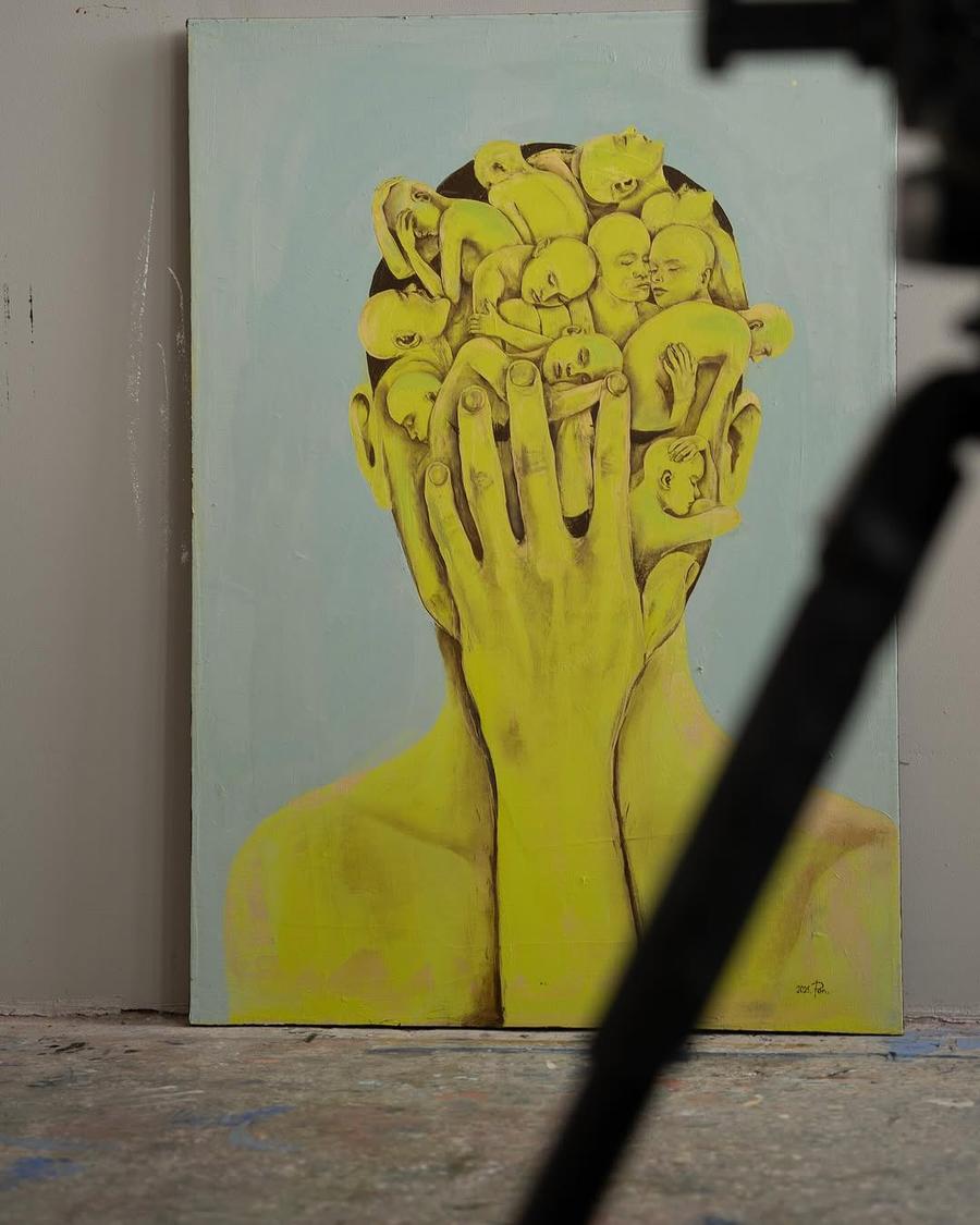 Portrait of the unseen by Pon Arsher