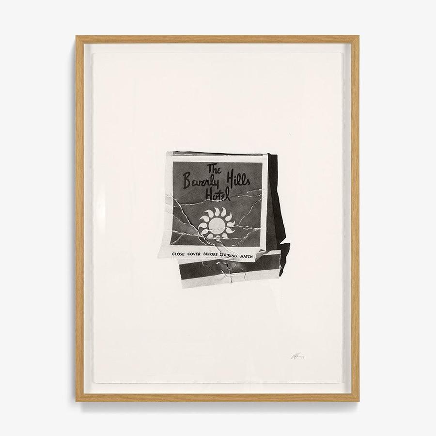Beverly Hills Hotel Matchbook by Claire Salvo