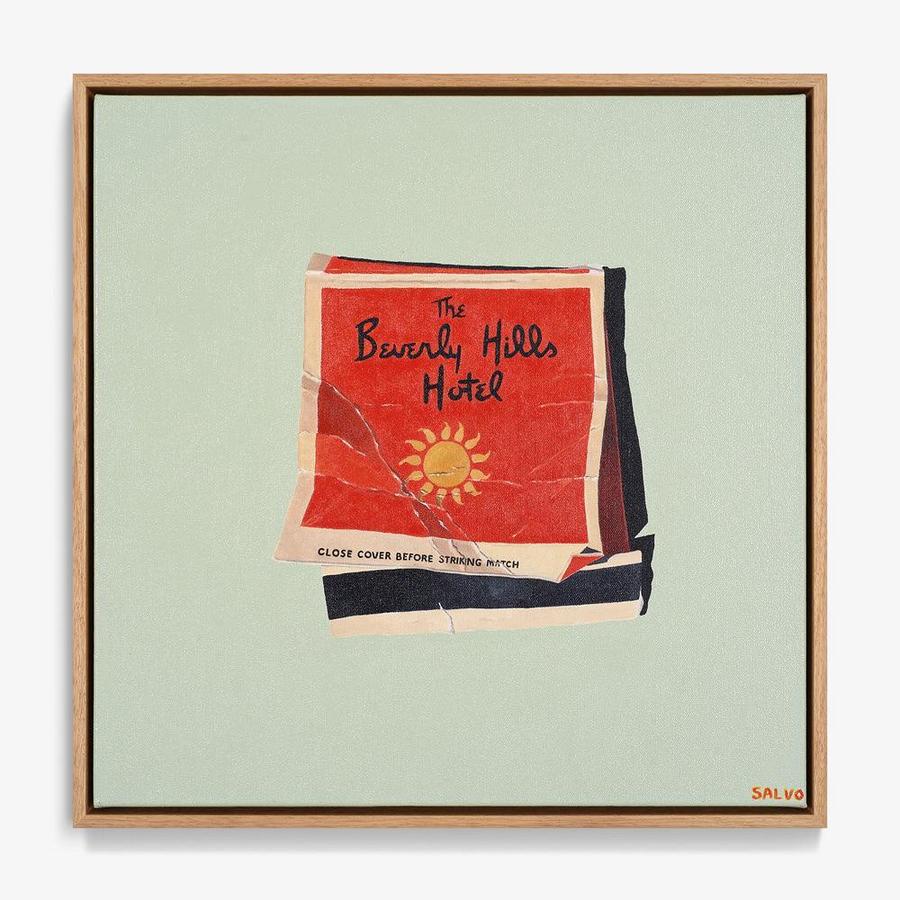 Beverly Hills Hotel Matchbook by Claire Salvo
