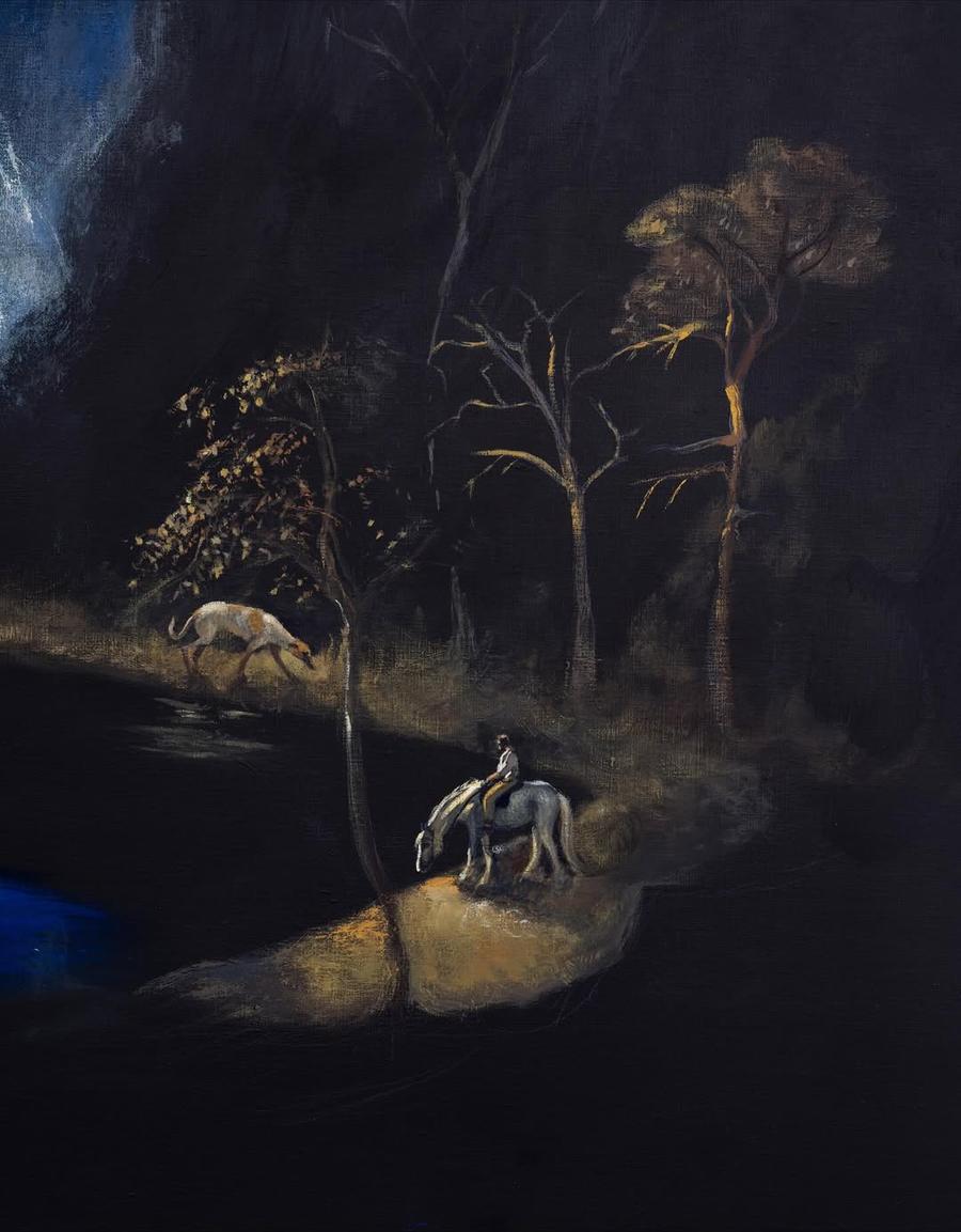 A River Dividing Presence and Absence by Caleb Hahne Quintana, 2025