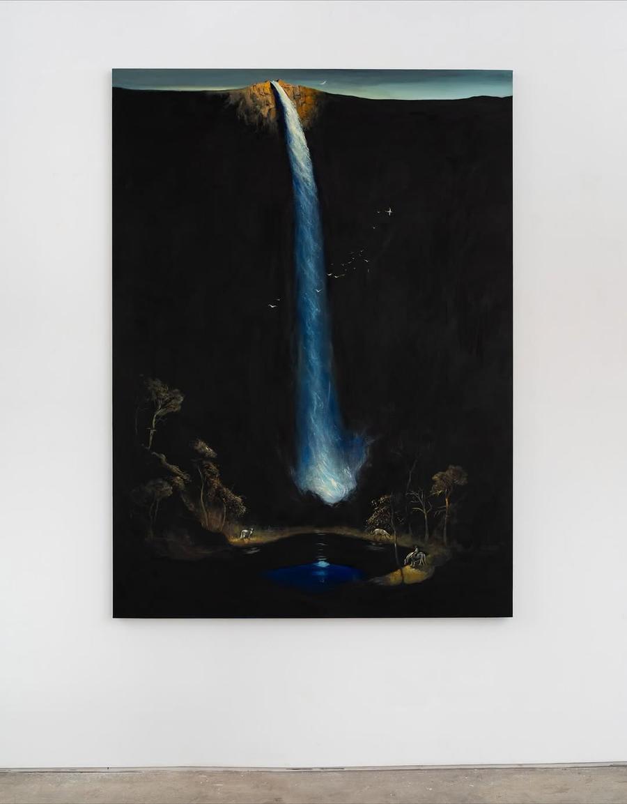 A River Dividing Presence and Absence by Caleb Hahne Quintana, 2025