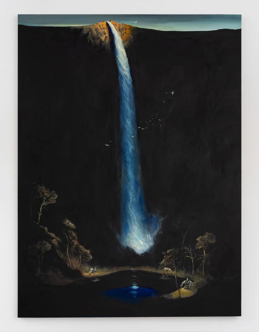 A River Dividing Presence and Absence by Caleb Hahne Quintana, 2025