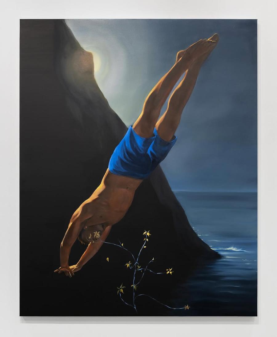 The Diver (A Body Shaped Sliver) by Caleb Hahne Quintana, 2025