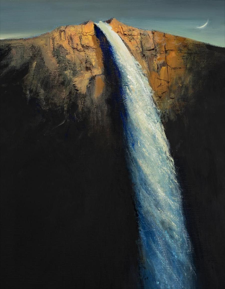 A River Dividing Presence and Absence by Caleb Hahne Quintana, 2025