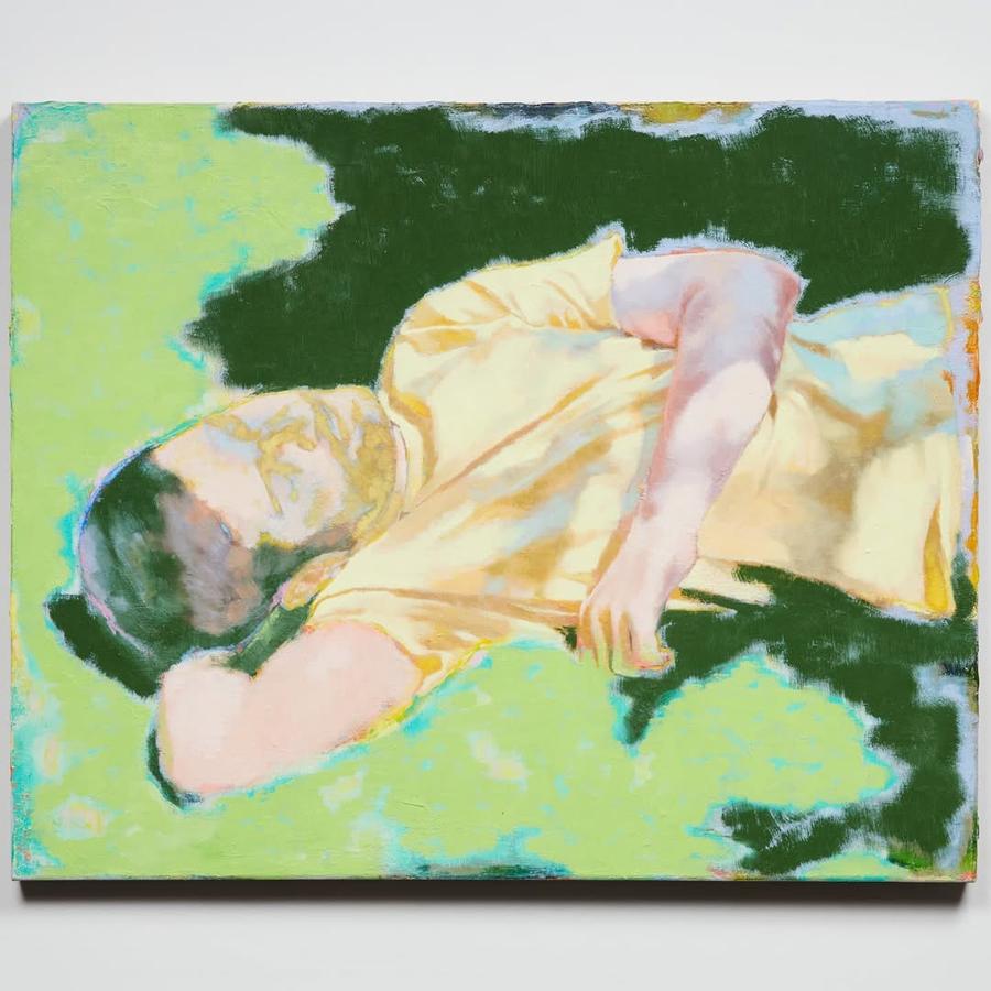 Sabrine dans l'herbe by Simon Martin, 2021