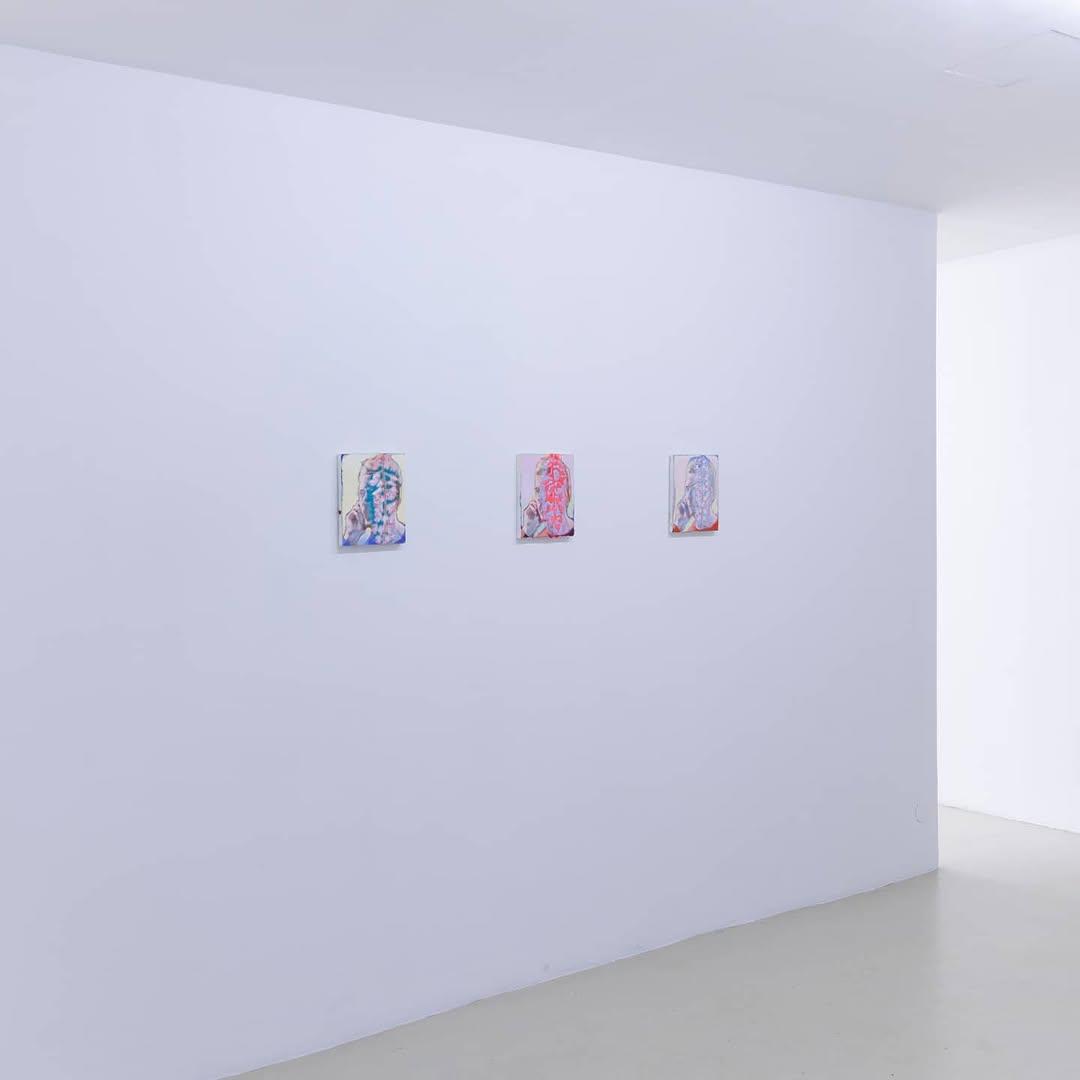 Ta voix dans les glycines / Ta voix dans les glycines III / Ta voix dans les glycines II — Exhibition scene by Simon Martin